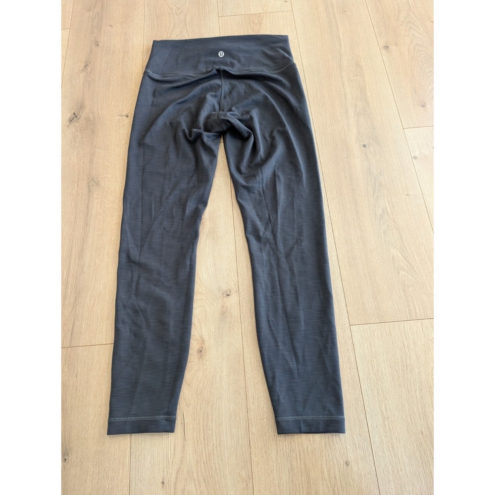 Lululemon Wunder Train High-Rise Tight 25" Heathered Graphite Grey Size 8